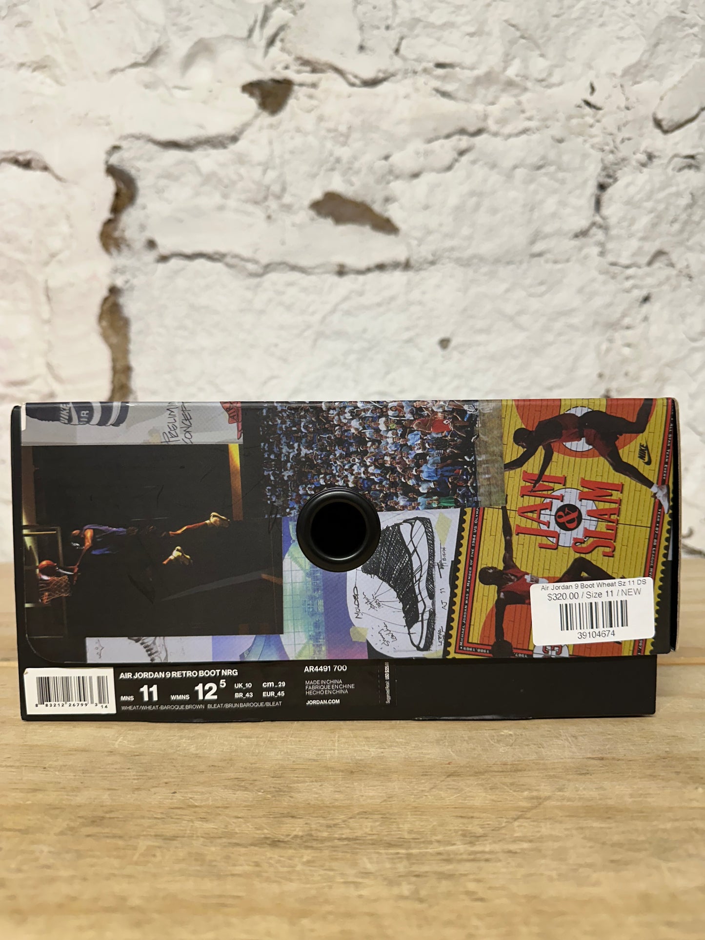 Air Jordan 9 Boot Wheat Sz 11 DS