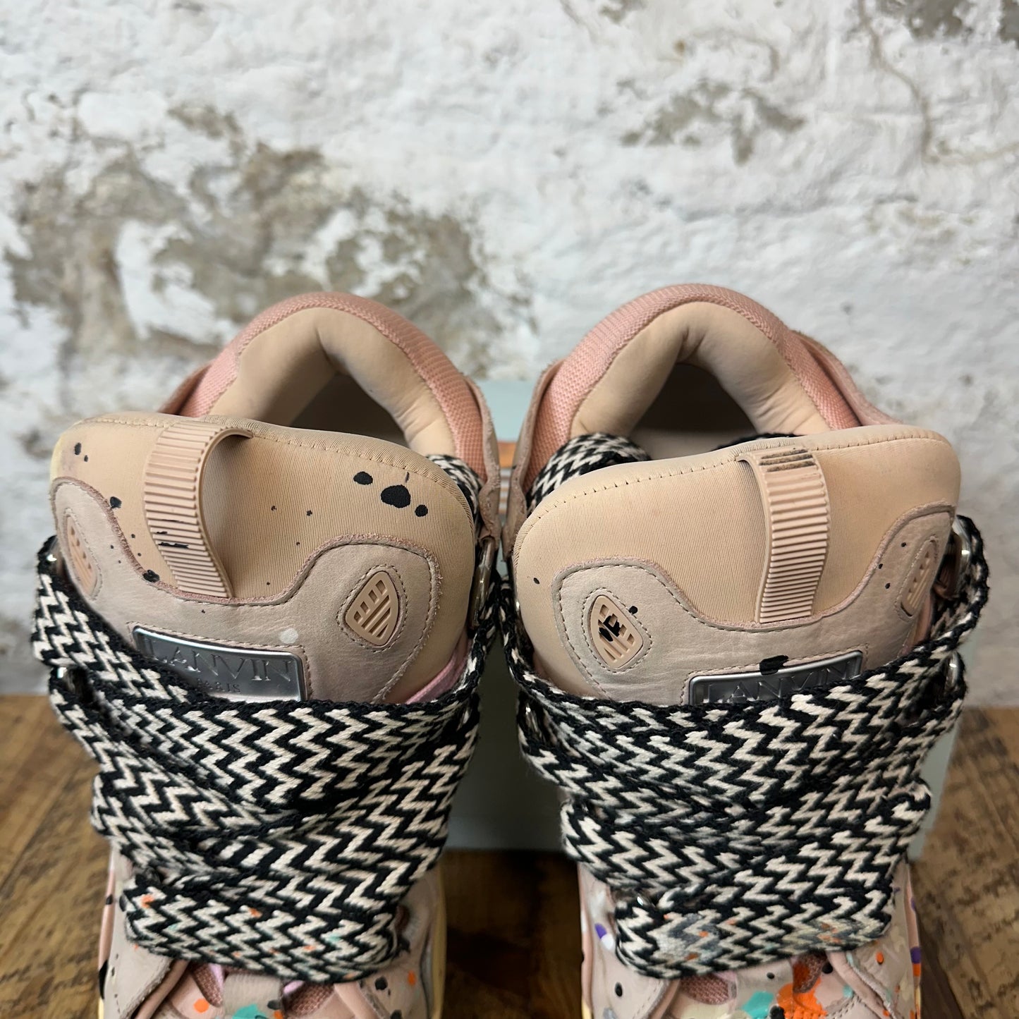 Lanvin Curb Gallery Dept Paint Splatter Sneaker Sz 13 (46)
