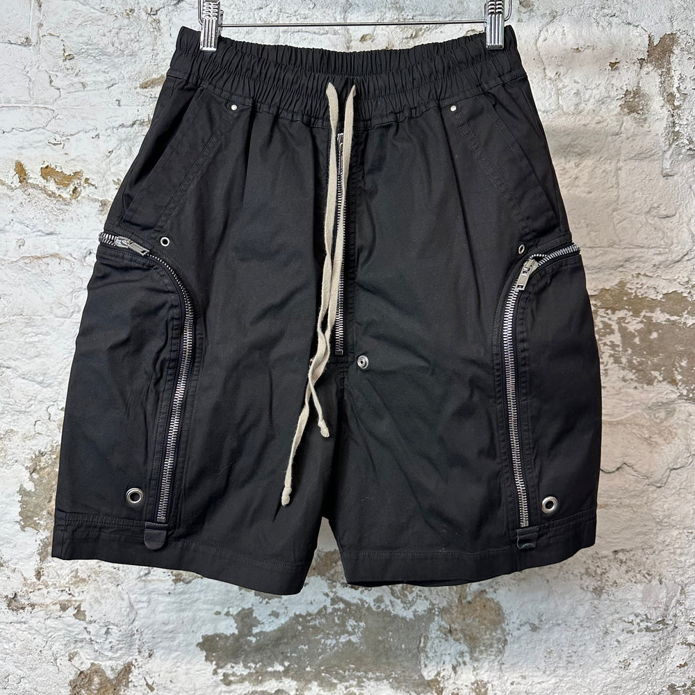 Rick Owens Bauhaus Cargo Shorts Black Sz M