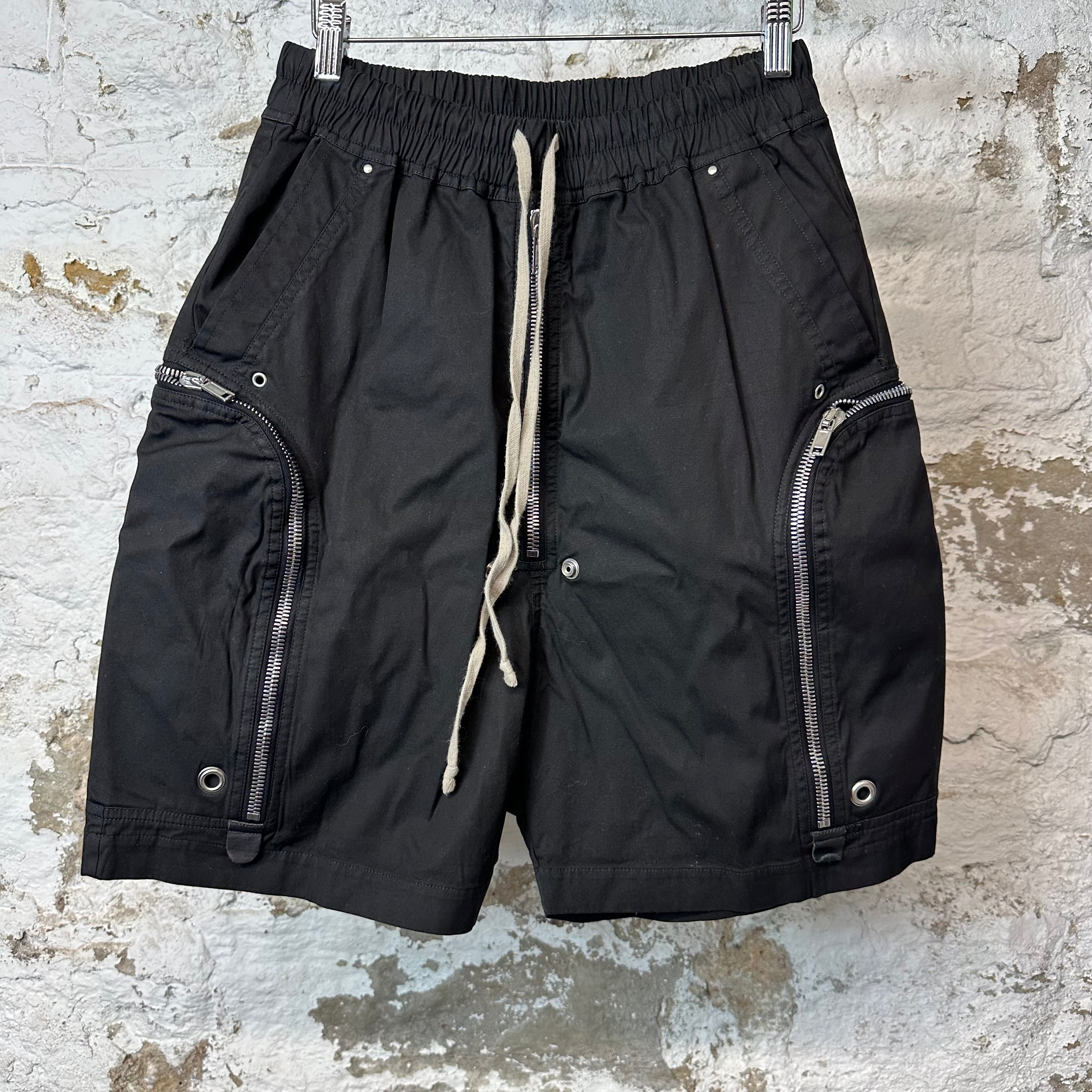 Rick Owens Bauhaus Cargo Shorts Black Sz M