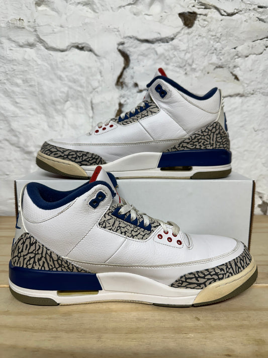 Air Jordan 3 True Blue Sz 11
