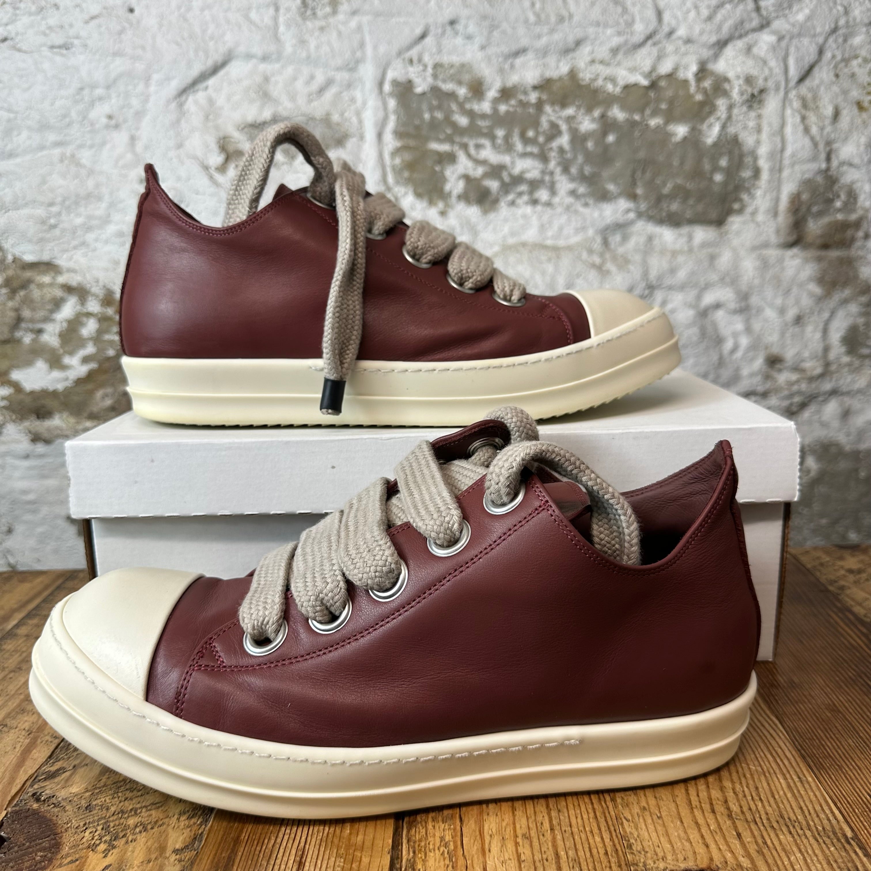 Rick Owens Jumbo Lace Concordians Milk Sneaker Sz 13 (46)