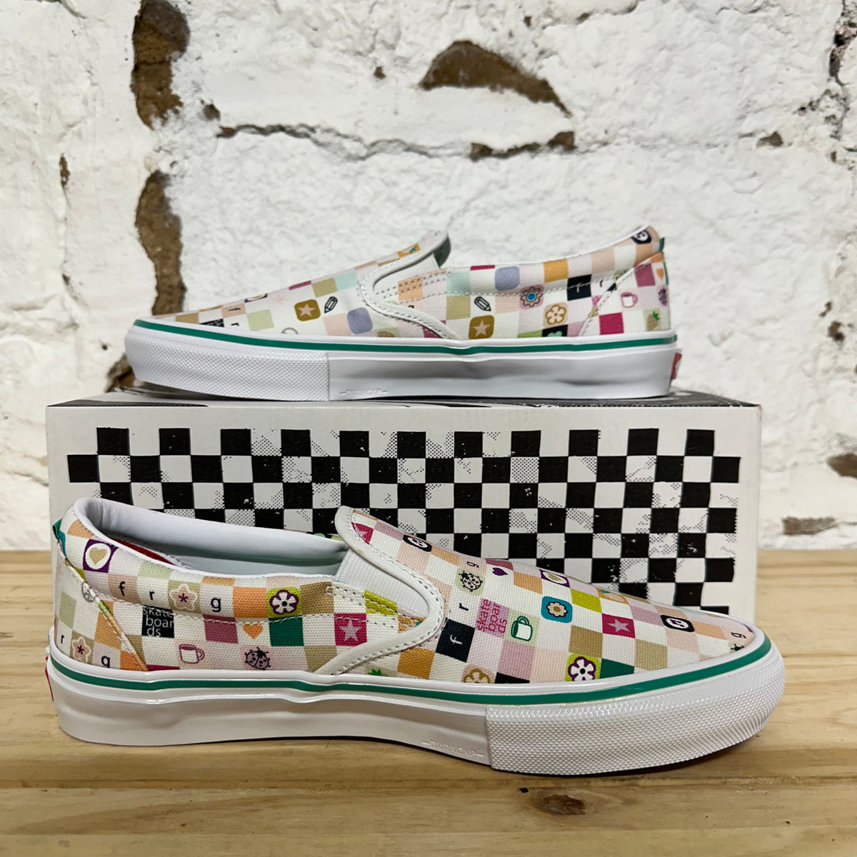 Vans Slip On Frog Skateboards Sz 9.5 DS
