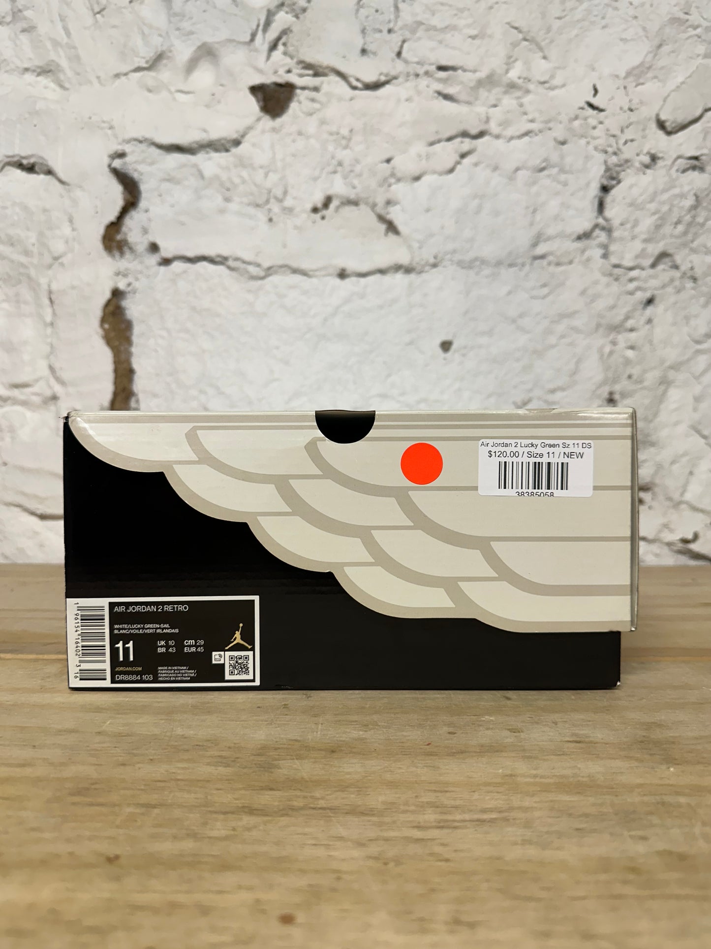 Air Jordan 2 Lucky Green Sz 11 DS