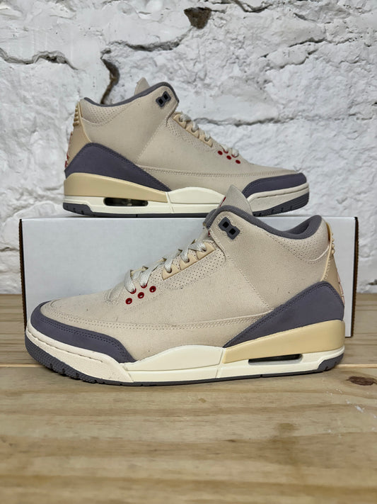 Air Jordan 3 Muslin Sz 9