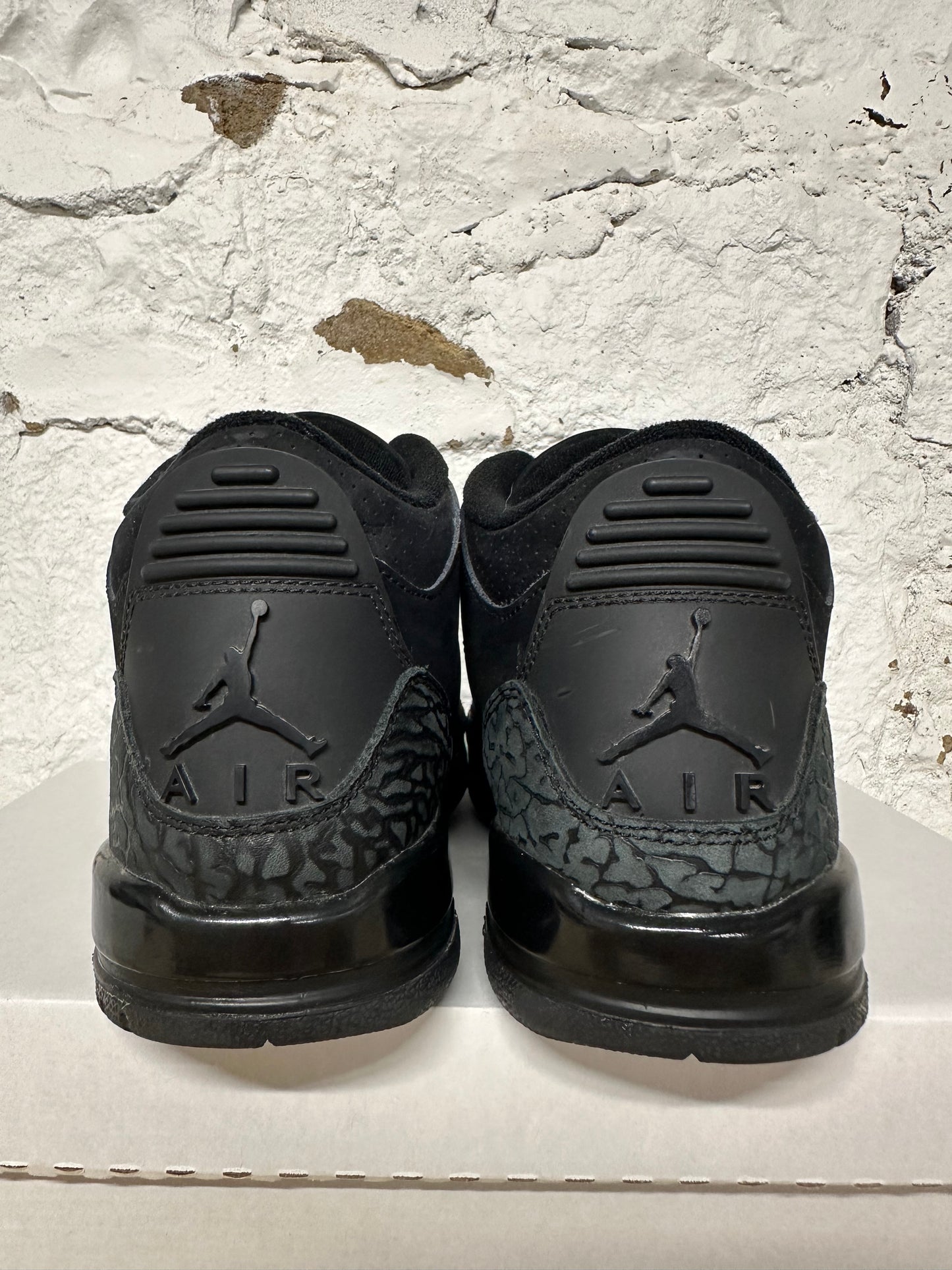 Air Jordan 3 Black Cat Sz 7Y