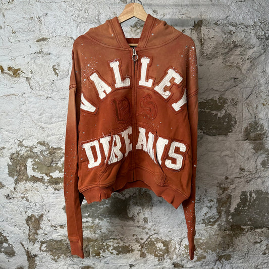 Vale Classico Orange Zip Up Hoodie