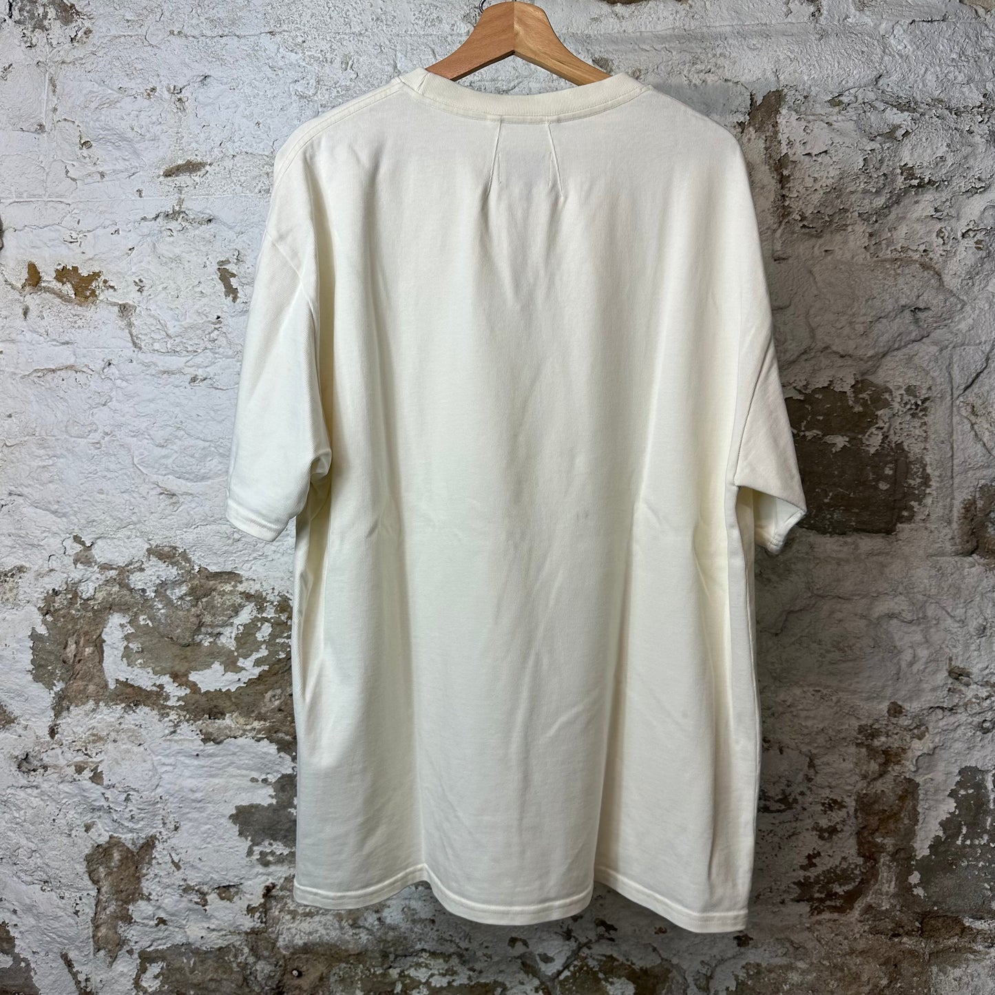 Rhude Vertical Spellout White T-Shirt Sz XL