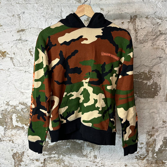 Chrome Hearts Matty Boy Caution Hoodie Camo Sz S