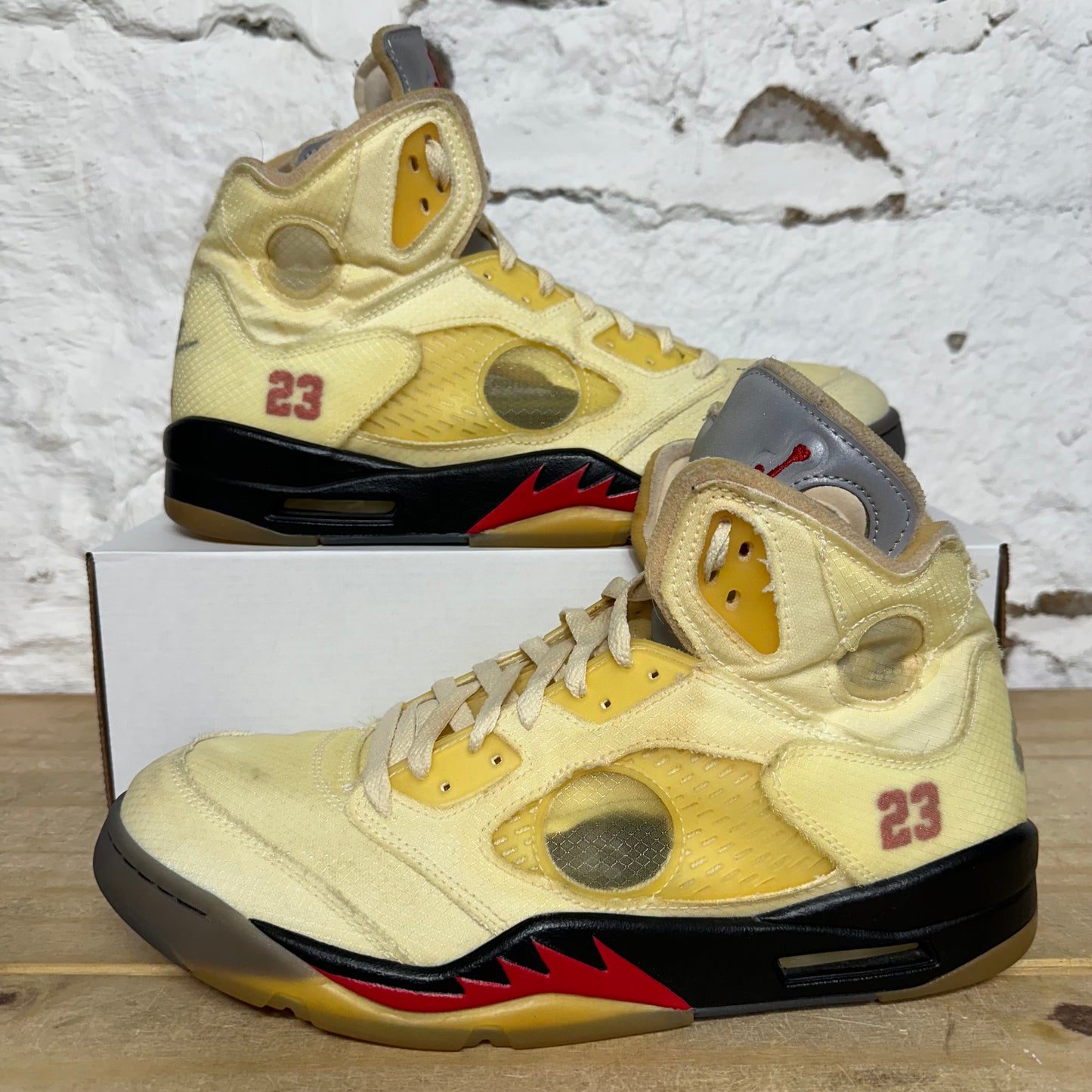 Air Jordan 5 Off-White Sail Sz 12.5