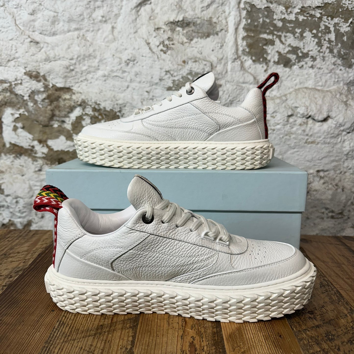 Lanvin Curbies 2 Low White Sneaker Sz 10 (43)