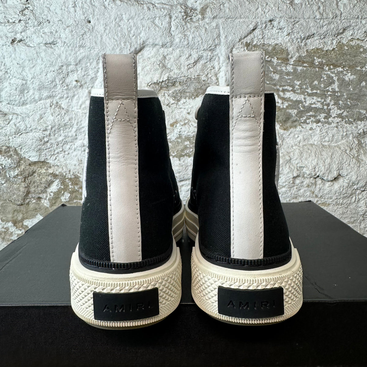 Amiri High MA Court Black White Sneaker Sz 8 (41)