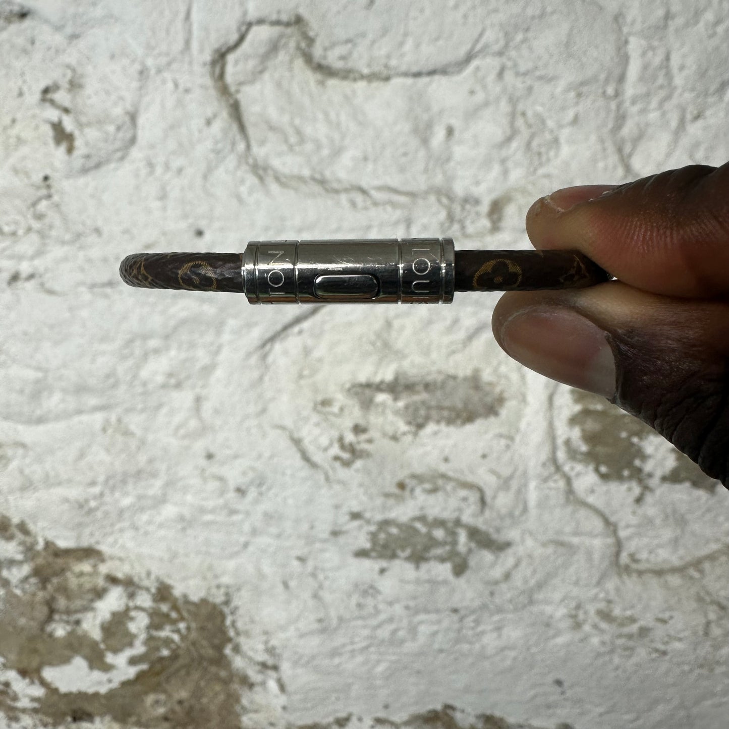 Louis Vuitton Ebene Keep It Bracelet W/ Box