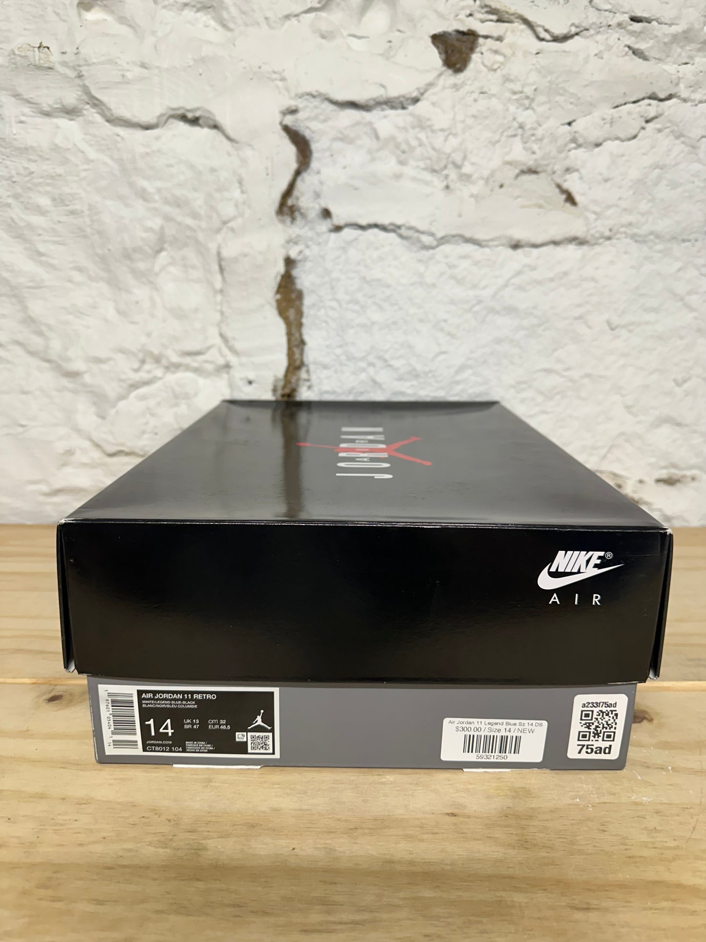 Air Jordan 11 High Legend Blue Sz 14 DS