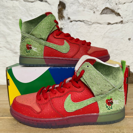 Nike SB Dunk High Strawberry Cough Sz 9 DS