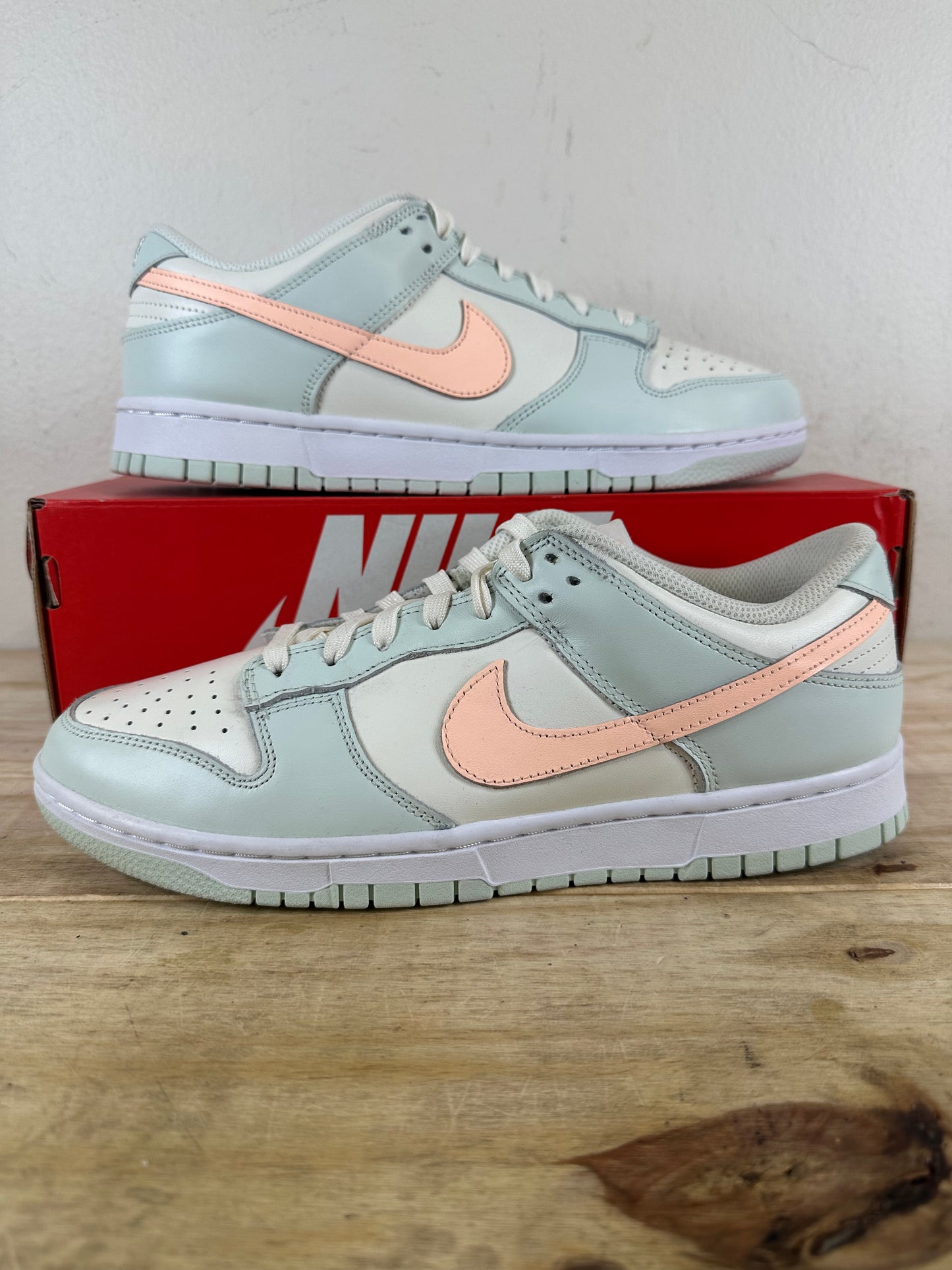 Nike Dunk Low Barely Green Sz 9.5(11W) DS