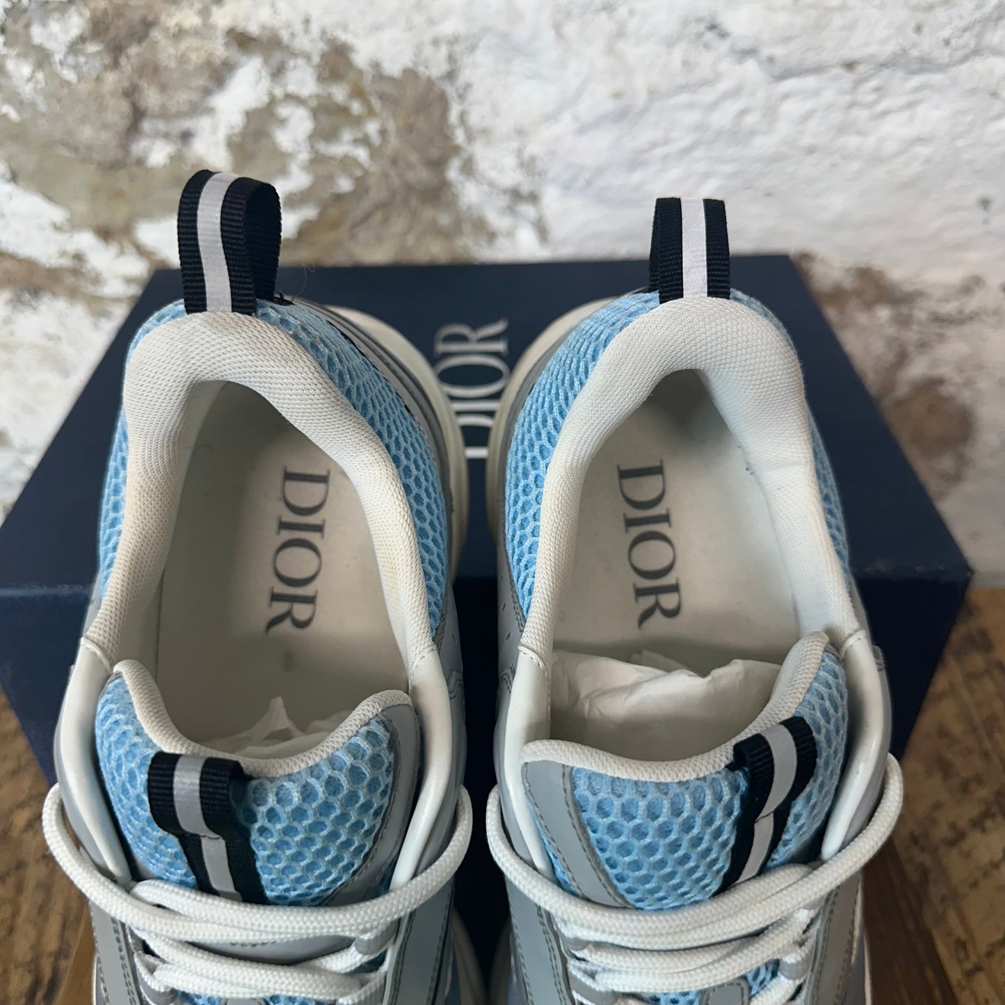 Dior B22 Blue Grey White Sneaker Sz 12 (45)