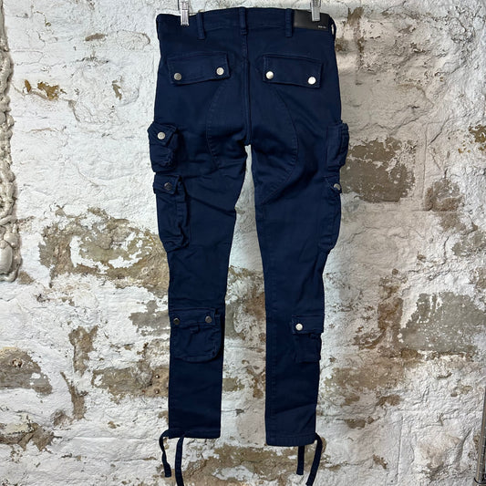Amiri Navy Cargo Pants Sz 28