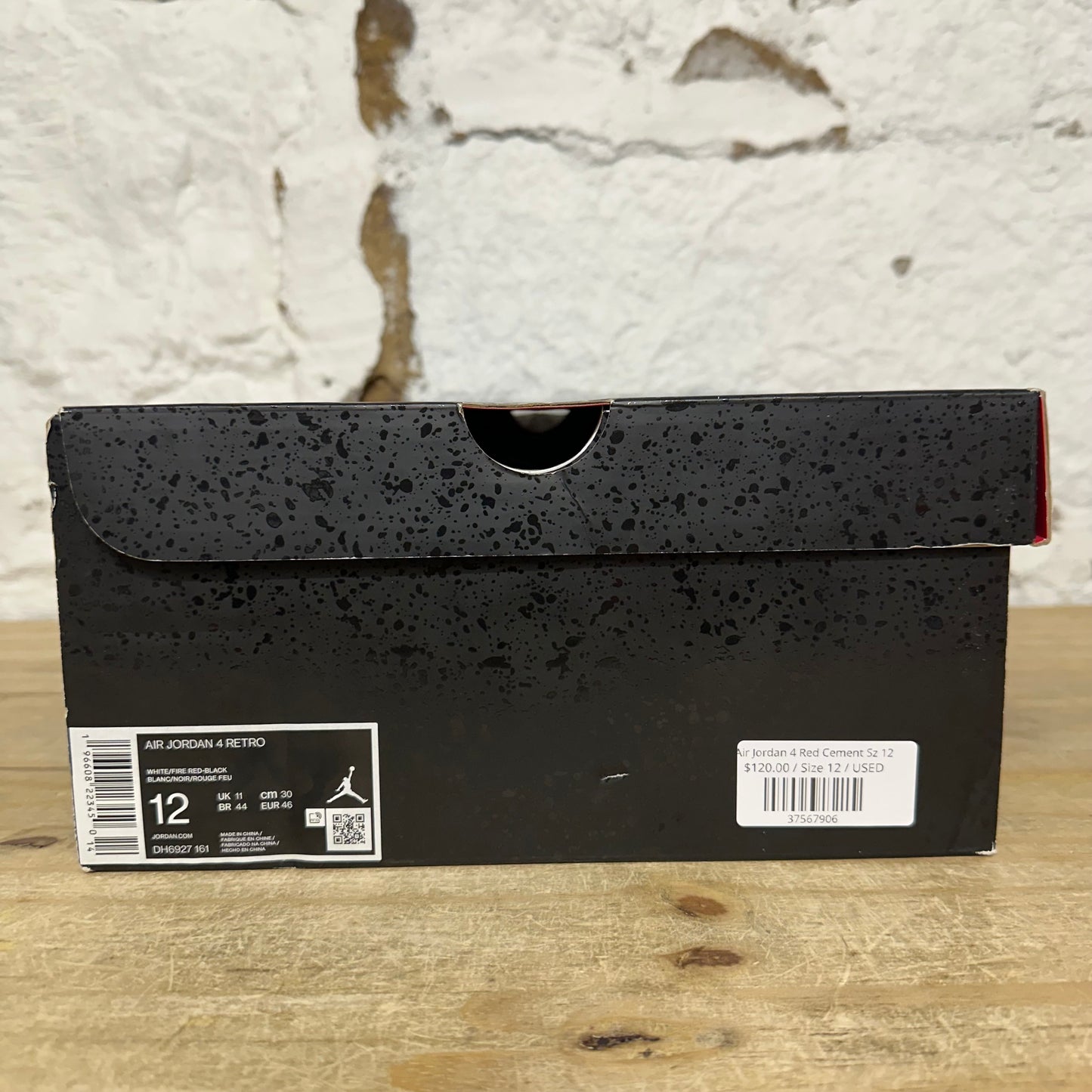 Air Jordan 4 Red Cement Sz 12