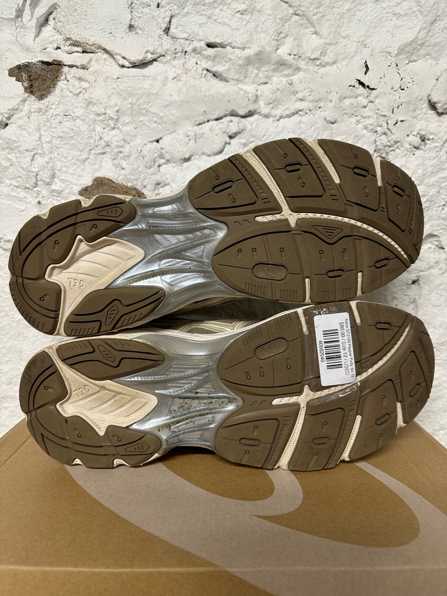 Asics GT-2160 Pepper Putty Sz 12