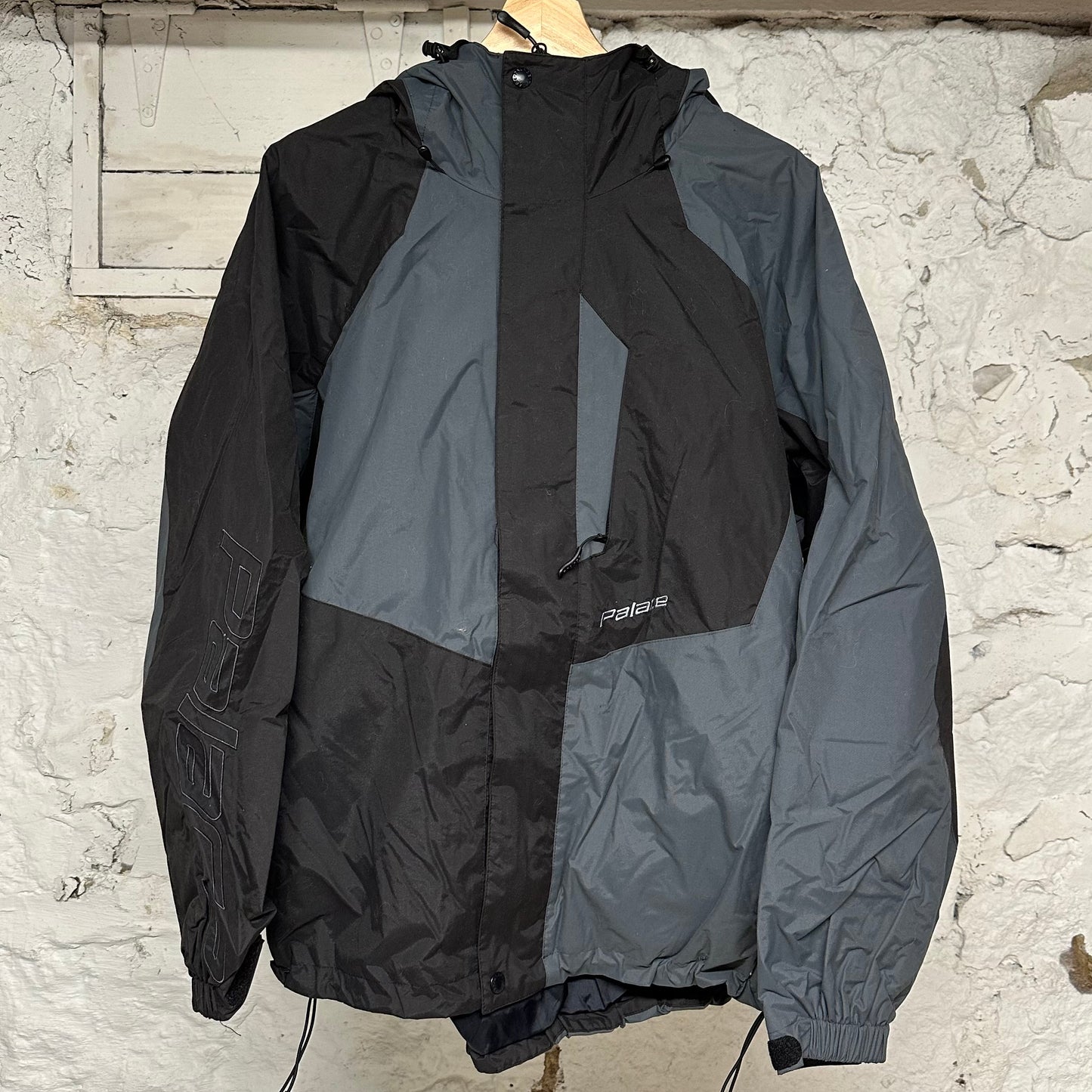 Palace Grey Black Jacket Sz M