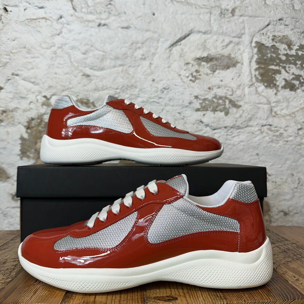 Prada Americas Cup Rame Patent Sneaker Sz 10 DS