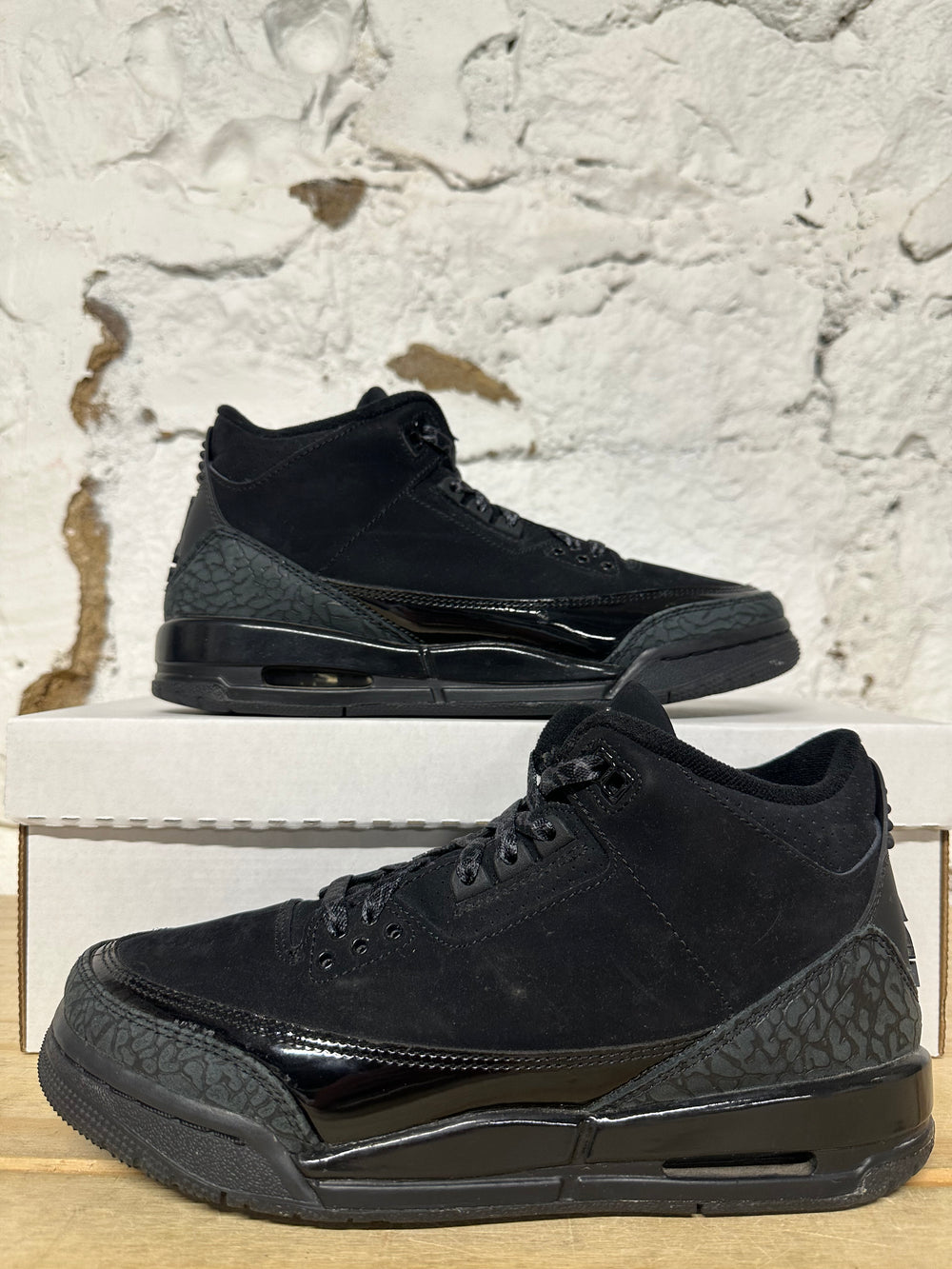 Air Jordan 3 Black Cat Sz 7Y