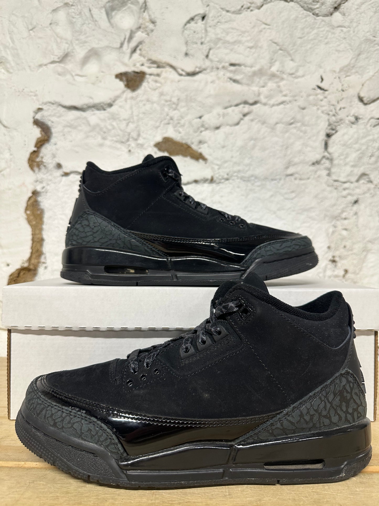 Air Jordan 3 Black Cat Sz 7Y