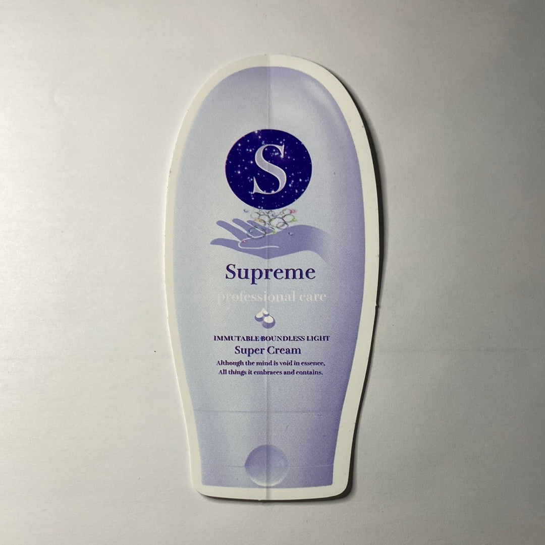 Supreme Super Cream Soap Sticker