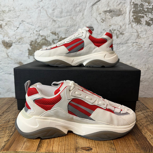 Amiri Red White Bone Runner Sneaker