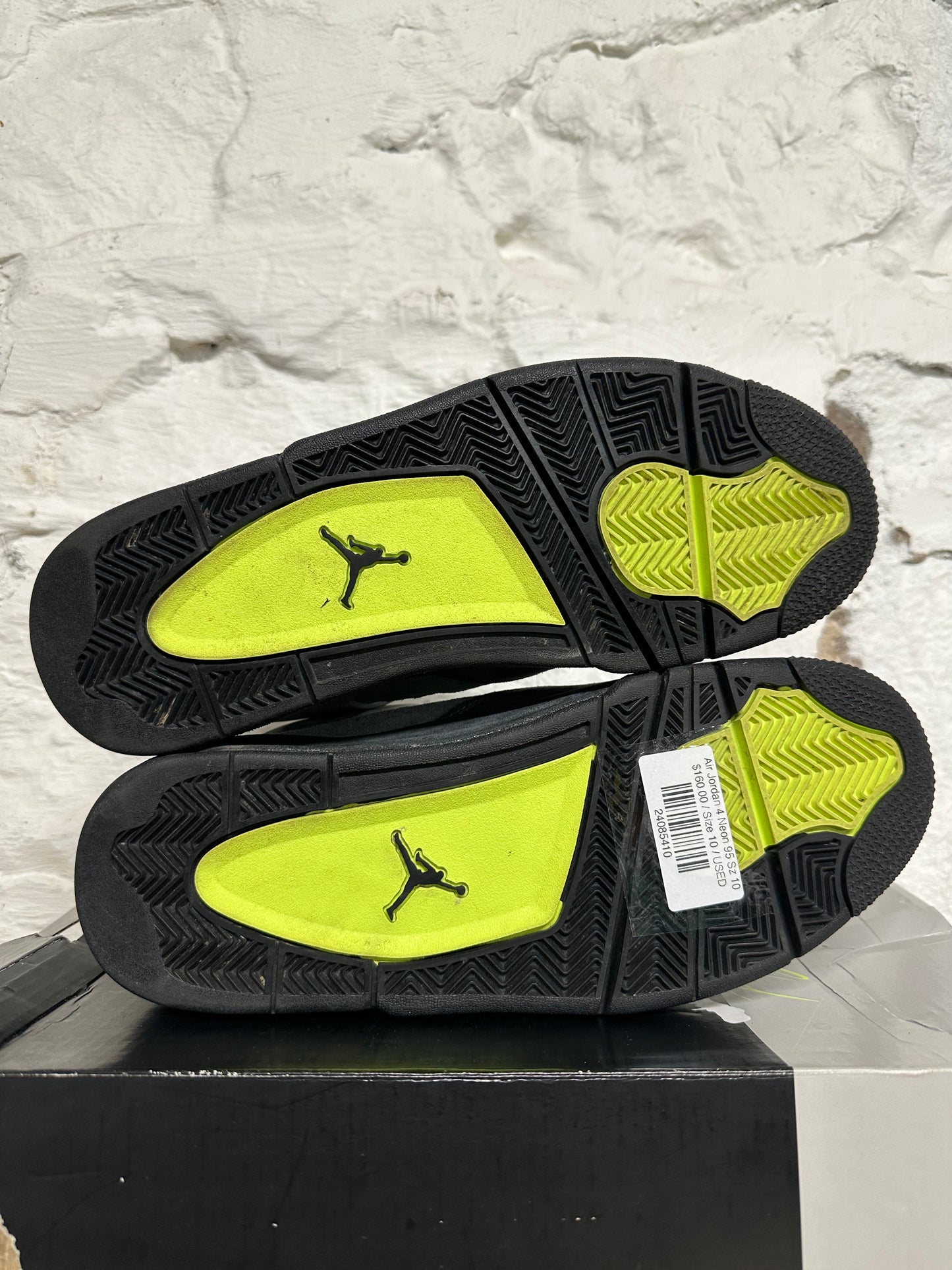 Air Jordan 4 95 Neon Sz 10