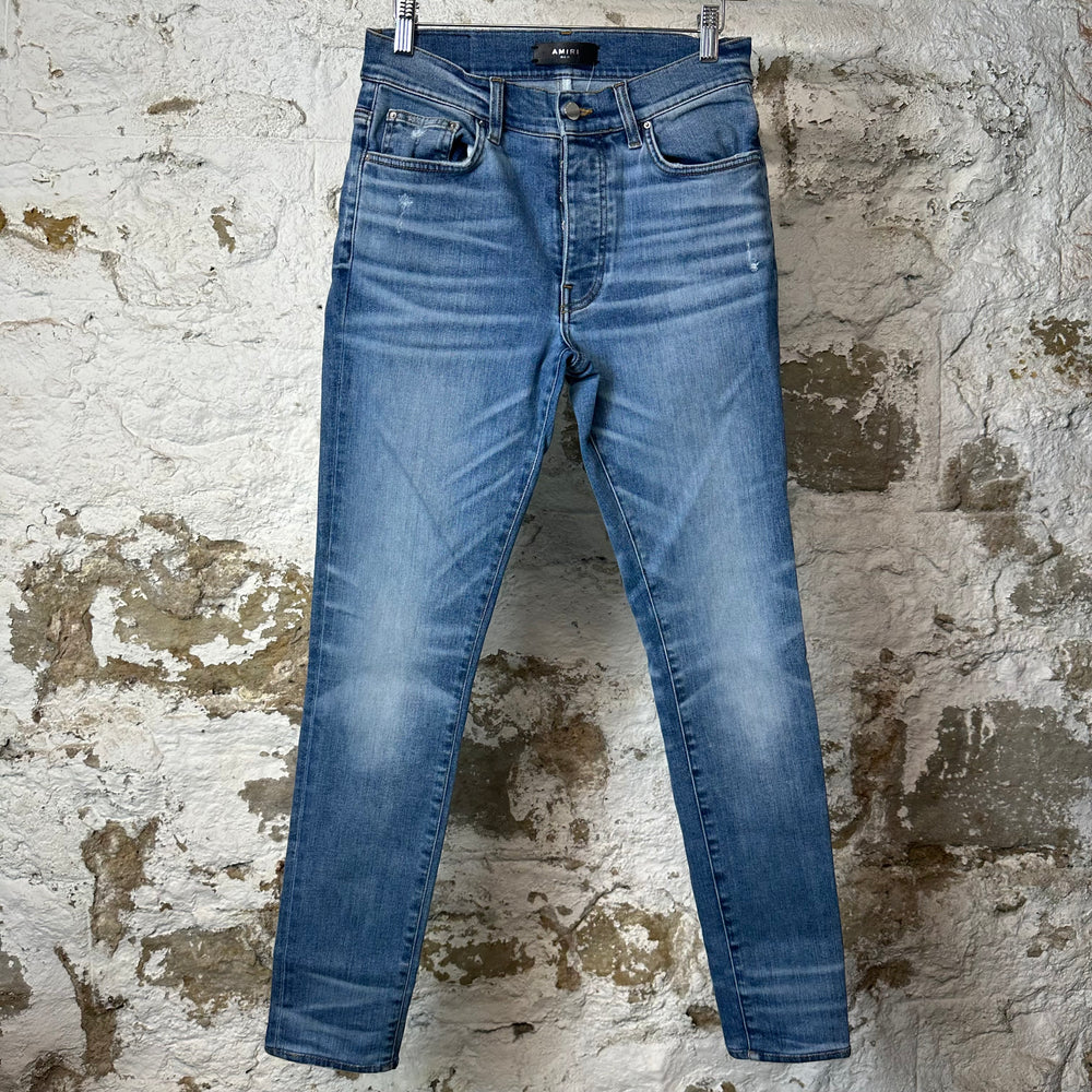 Amiri Plain Dark Blue Denim Jeans Sz 31