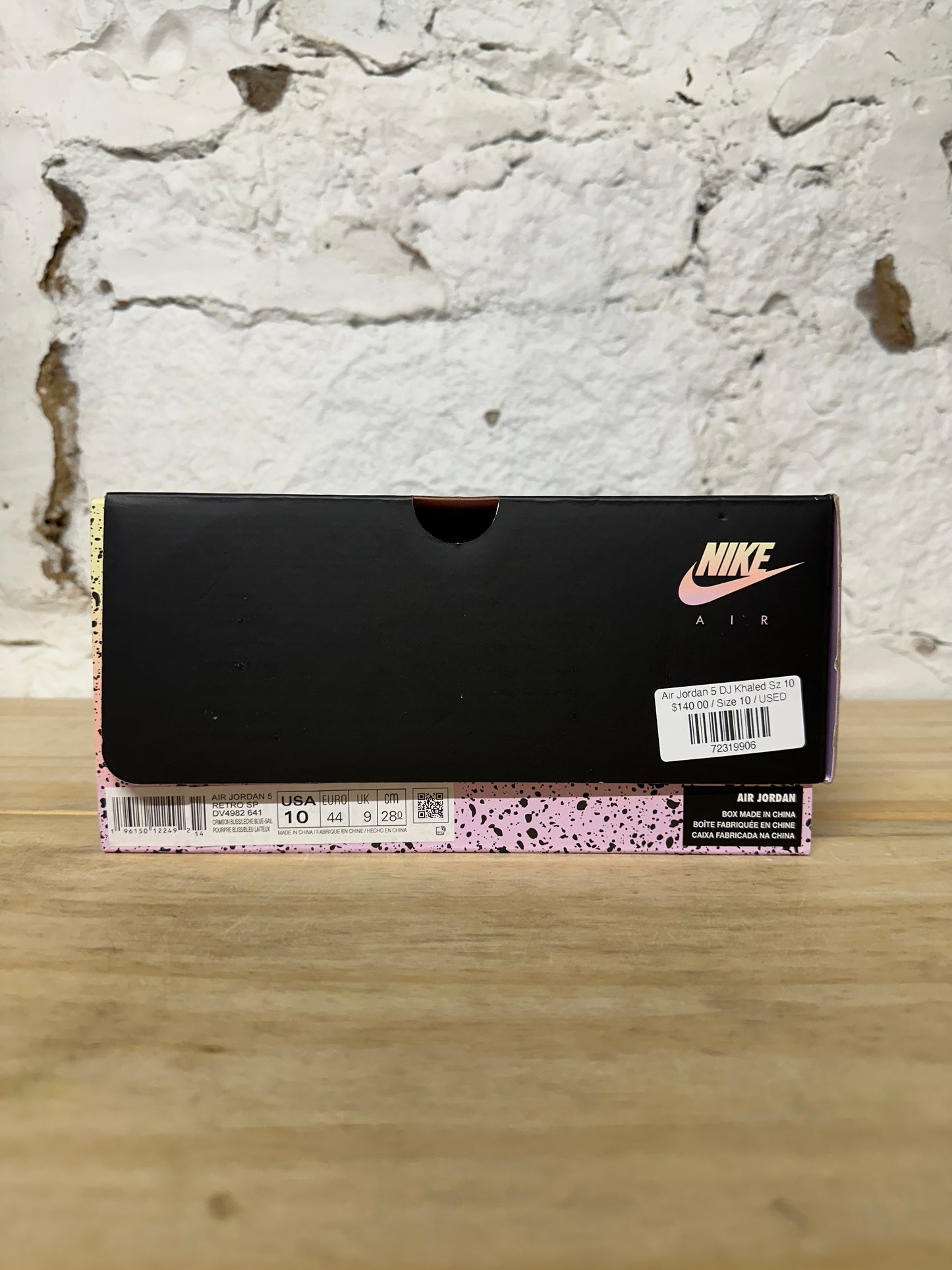 Air Jordan 5 DJ Khaled We The Best Crimson Bliss Sz 10