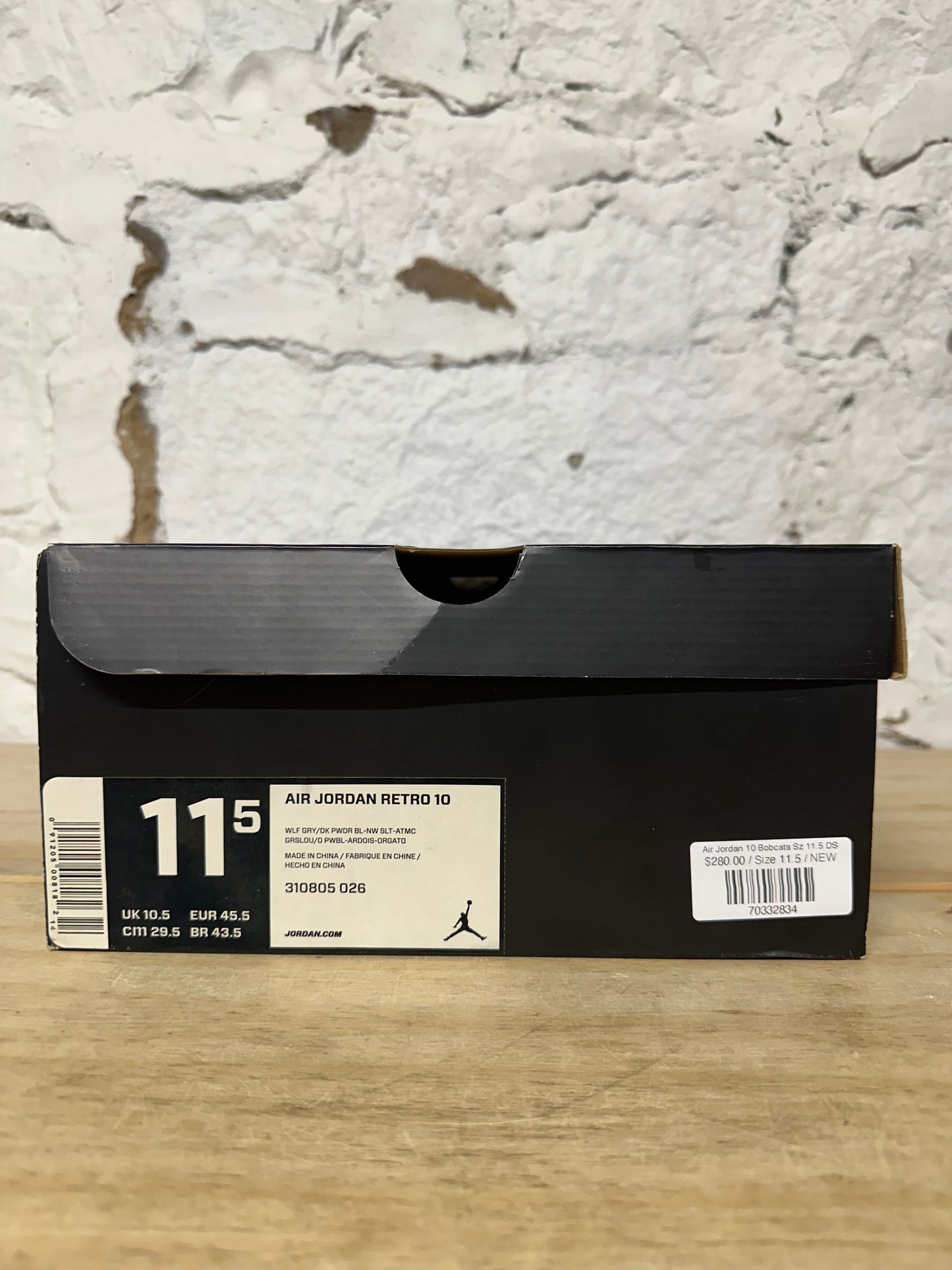 Air Jordan 10 Bobcats Sz 11.5 DS