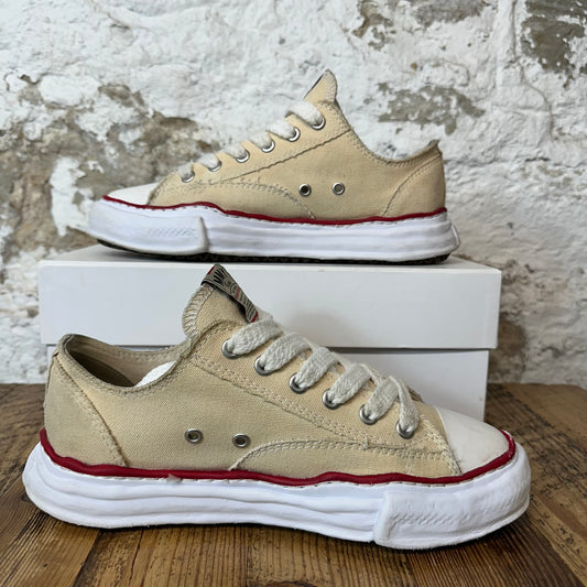 Maison Mihara Tan Red White Peterson Sneaker Sz 10 (43)