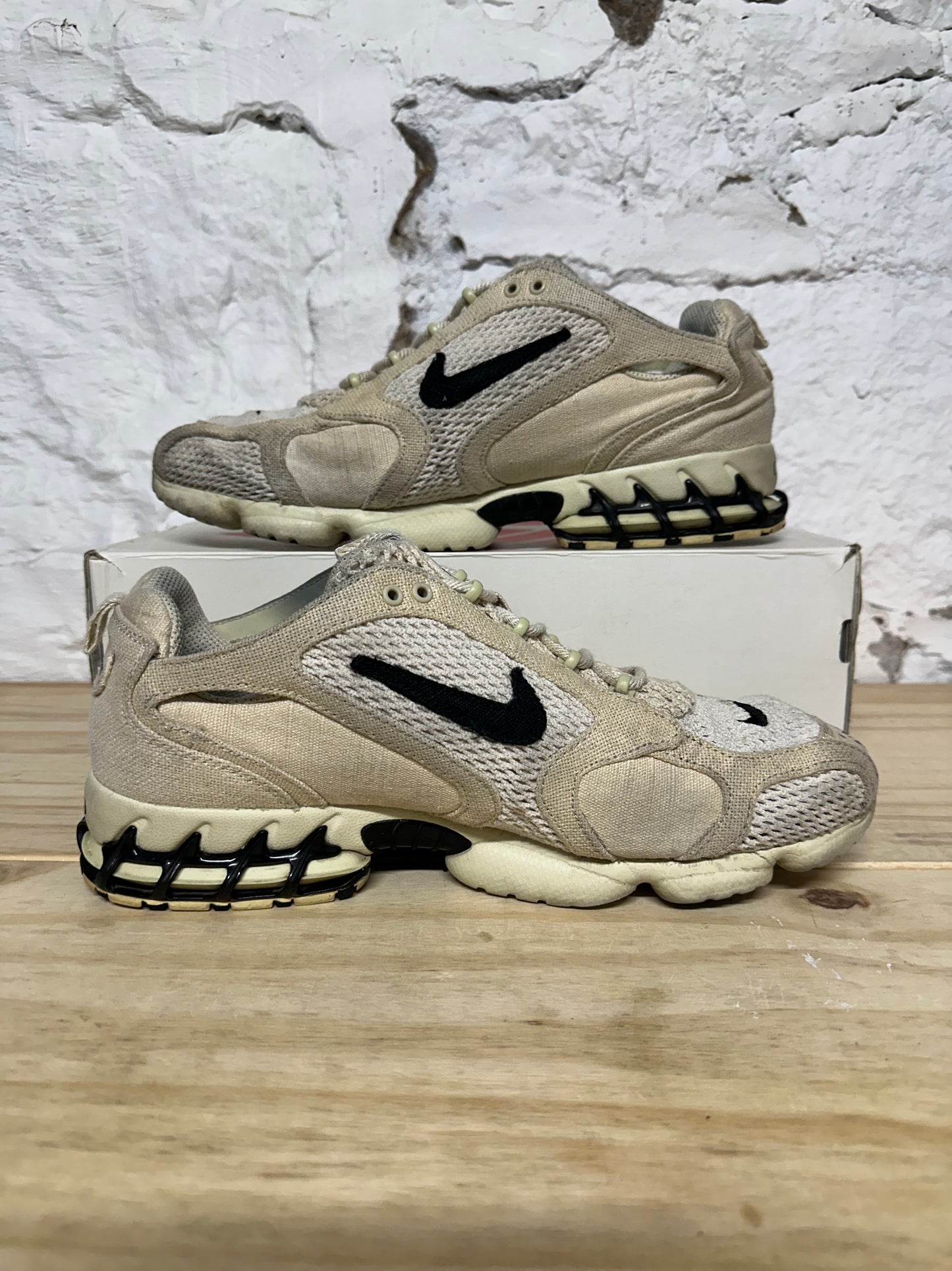 Nike Spiridon Stussy Fossil Sz 11.5