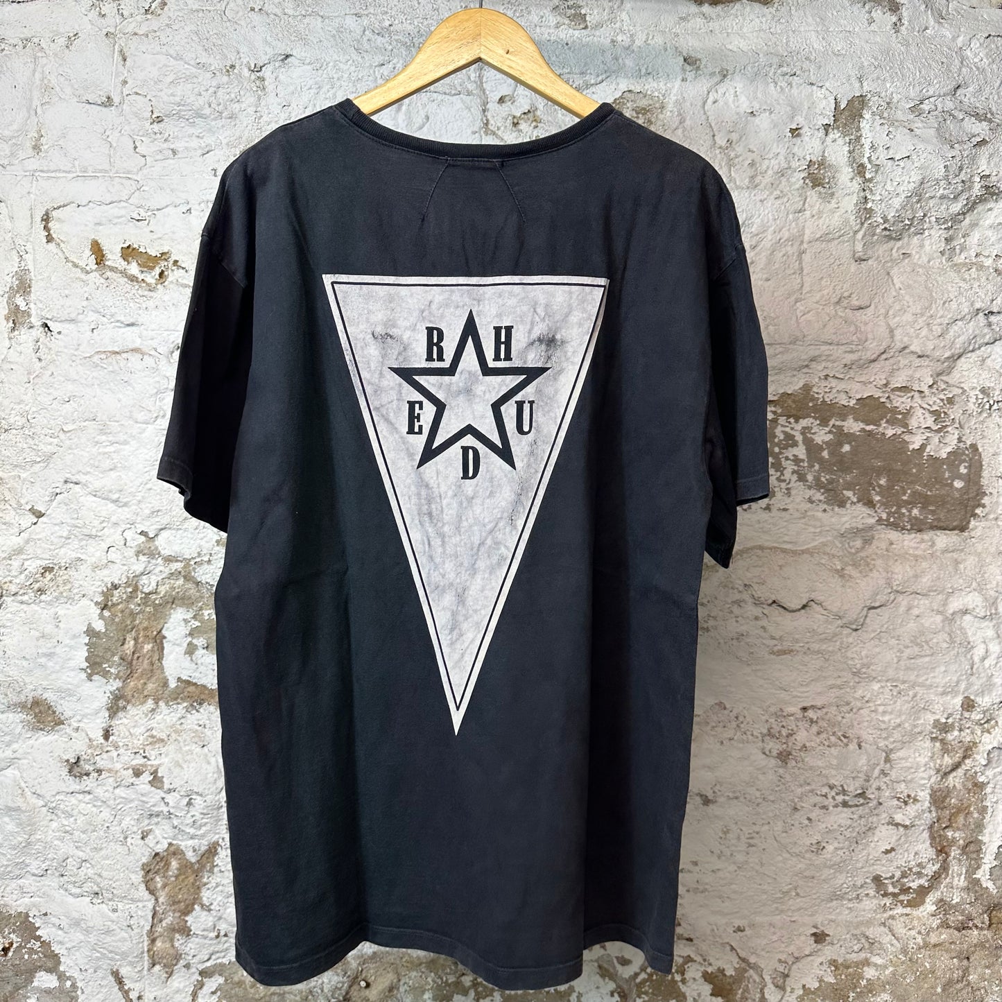 Rhude Yellow Wolf T-shirt Black Sz M