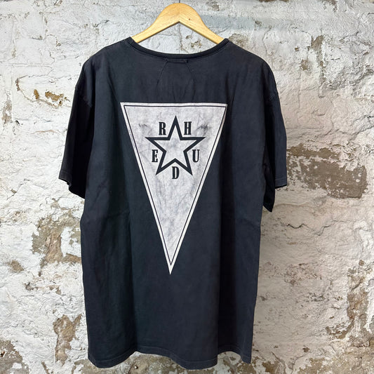 Rhude Yellow Wolf T-shirt Black Sz M