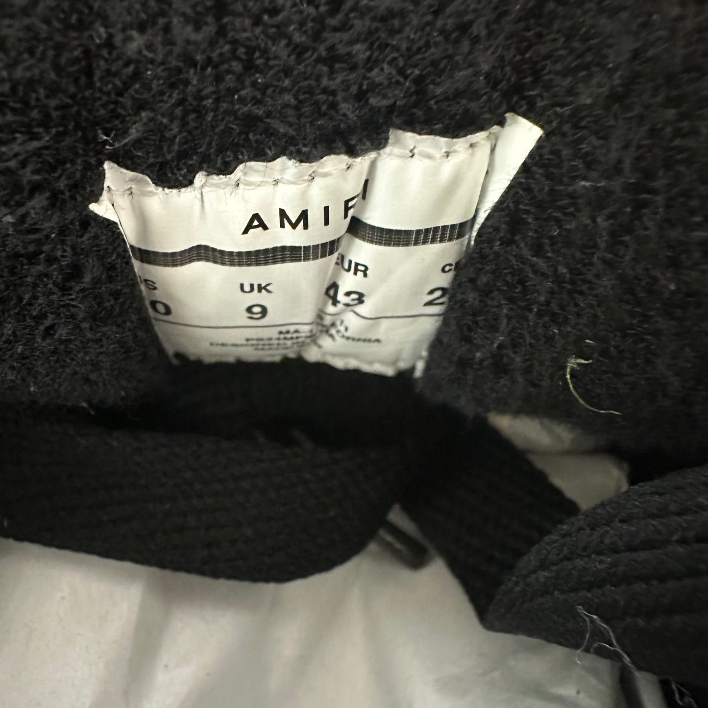 Amiri MA-1 Black White Cream Sneaker Sz 10 (43)