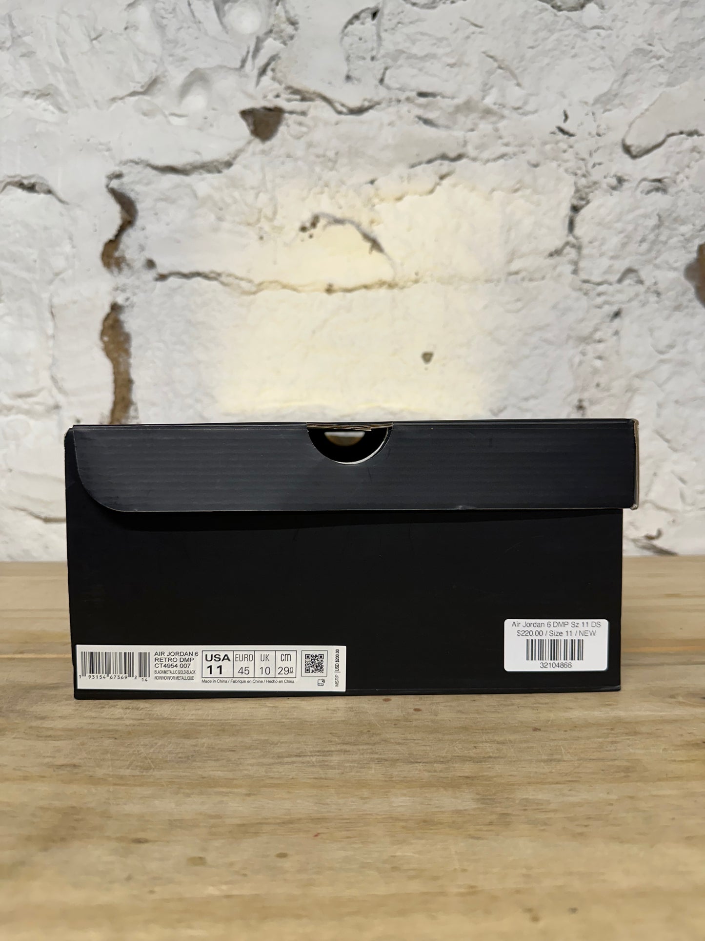 Air Jordan 6 DMP Sz 11 DS