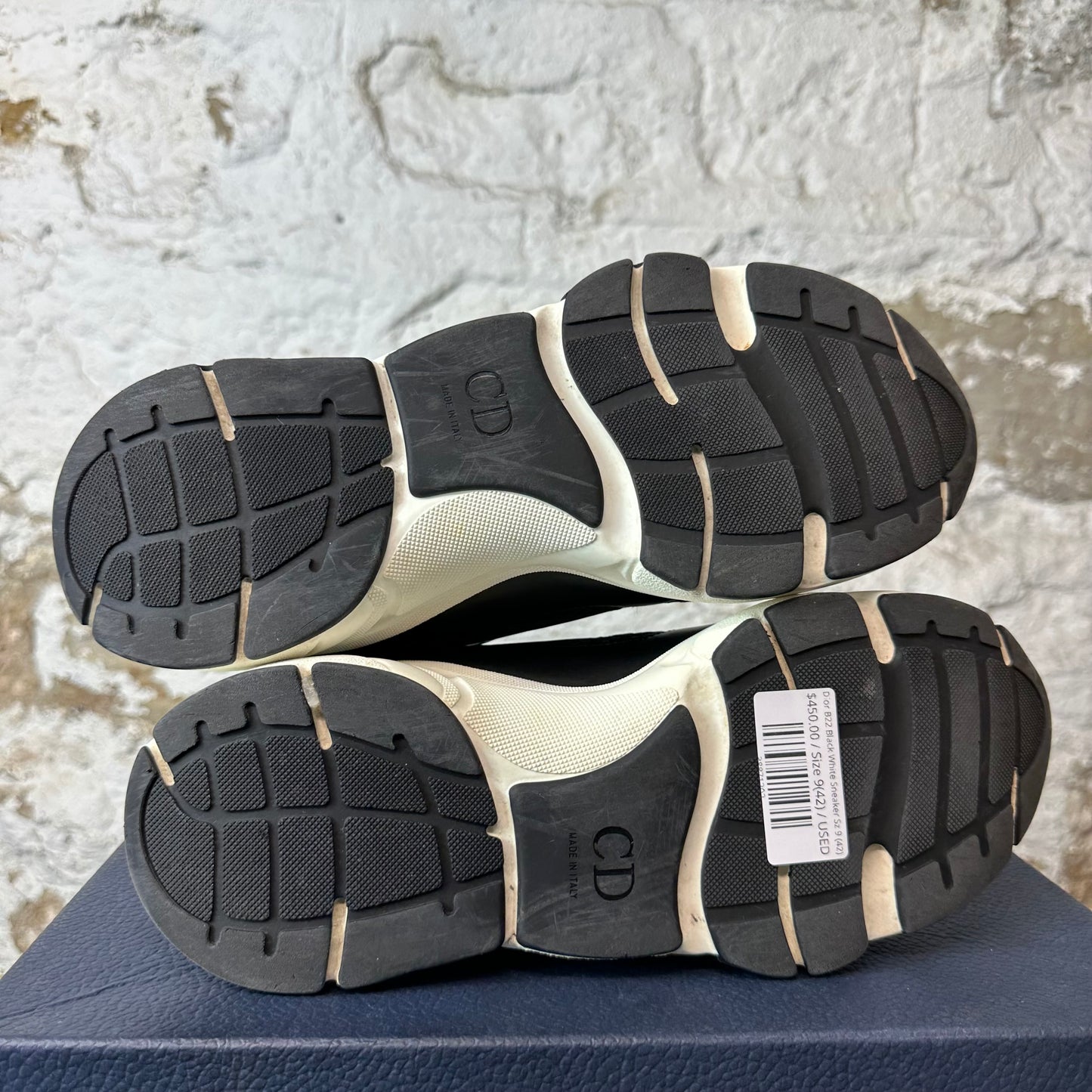 Dior B22 Black White Sneaker Sz 9 (42)
