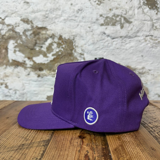 Hellstar OG Logo Purple Snapback Hat