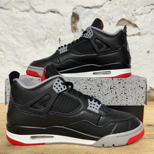 Air Jordan 4 Bred Reimagined Sz 9.5