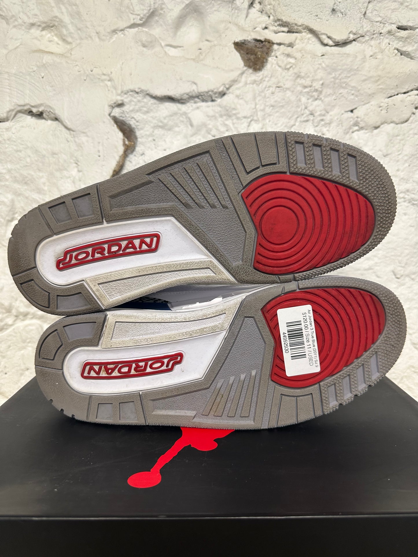 Air Jordan 3 True Blue (2011) Sz 9