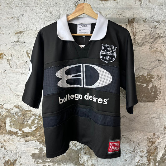 Bottega Desires Black Futbol Jersey Sz S