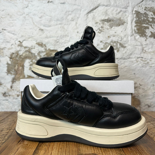 Rick Owens Low TurboWPN Black Milk Sneaker Sz 7.5