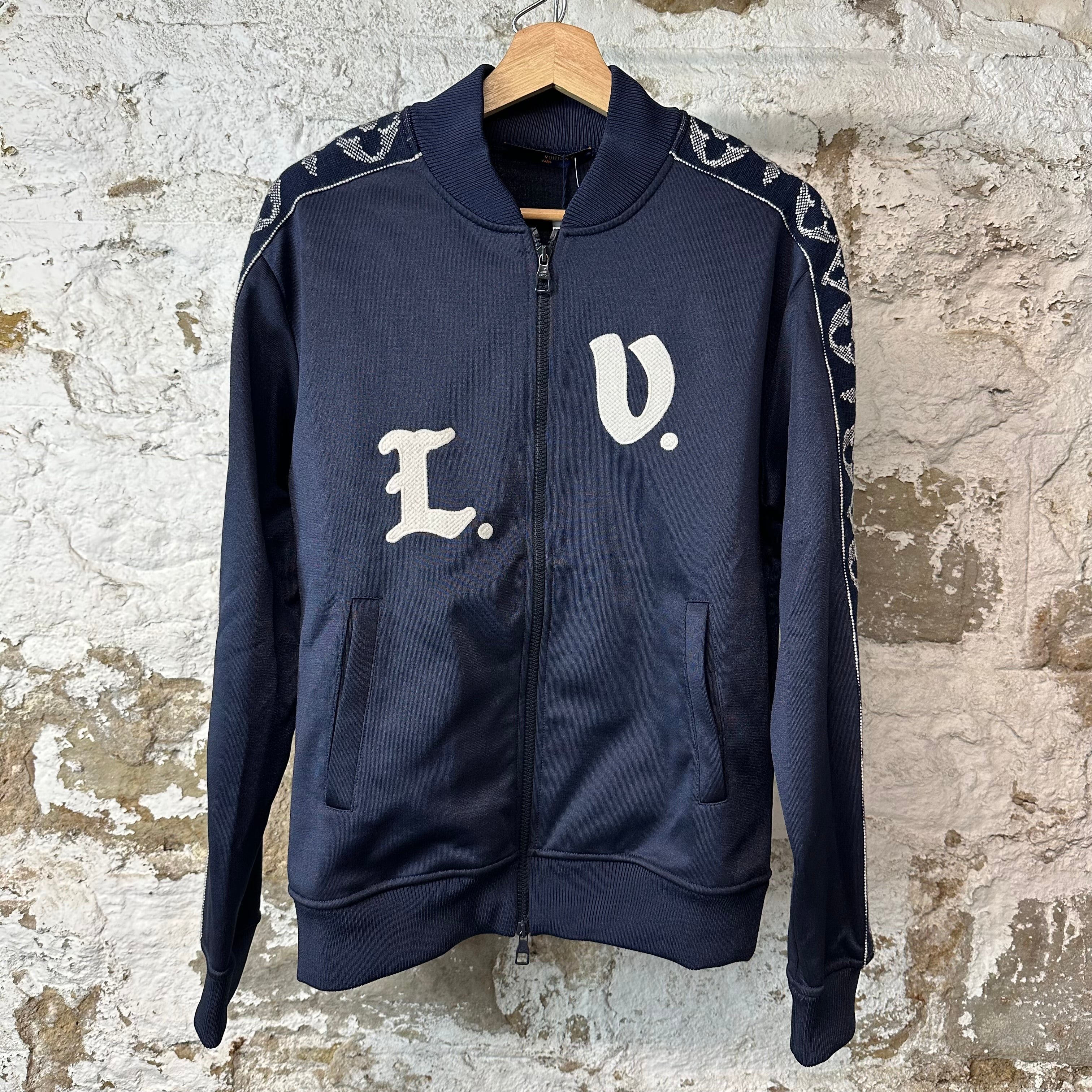 Louis Vuitton Flower Band Navy Track Jacket Sz S