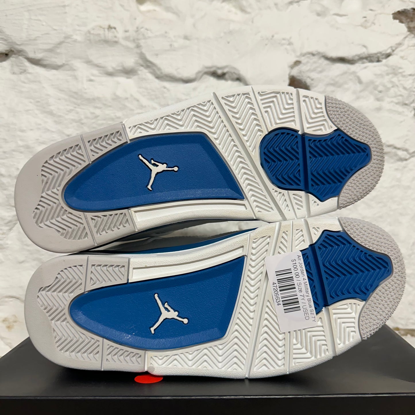 Air Jordan 4 Military Blue Sz 7Y