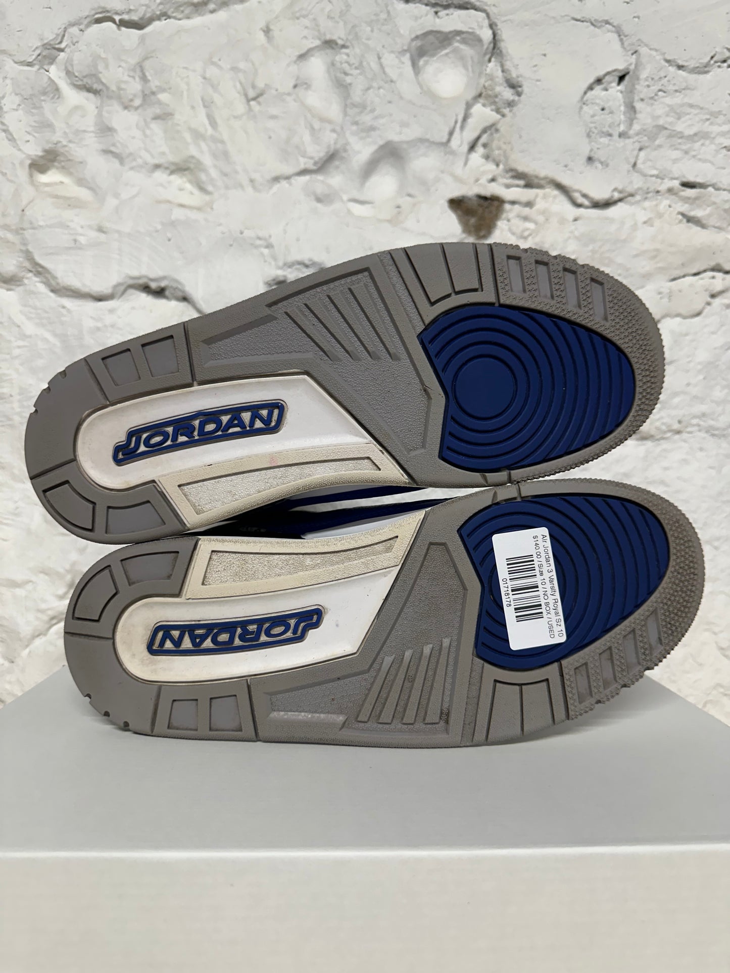 Air Jordan 3 Varsity Royal Sz 10