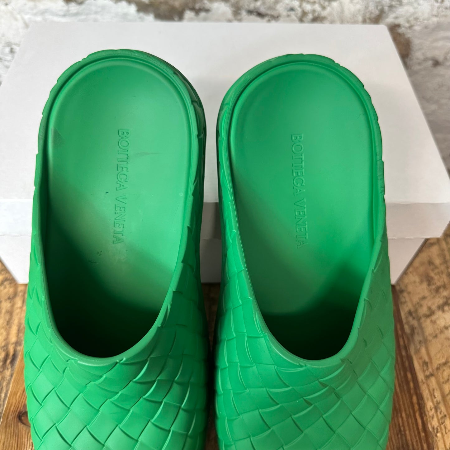 Bottega Veneta Beebee Green Clog Sneaker Sz 9 (42) No Box